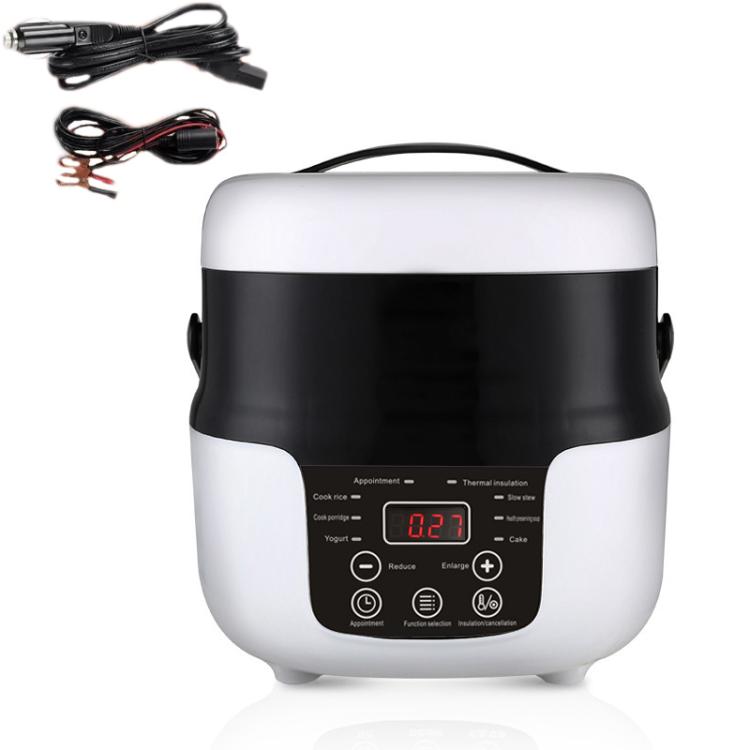 12V-24V 2L Car-Mounted Push-Button Rice Cooker