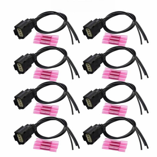 8pcs /Pack Ignition Coil Connector Plug Cable For Ford F-150 Flex 2013-2019 V6 V8