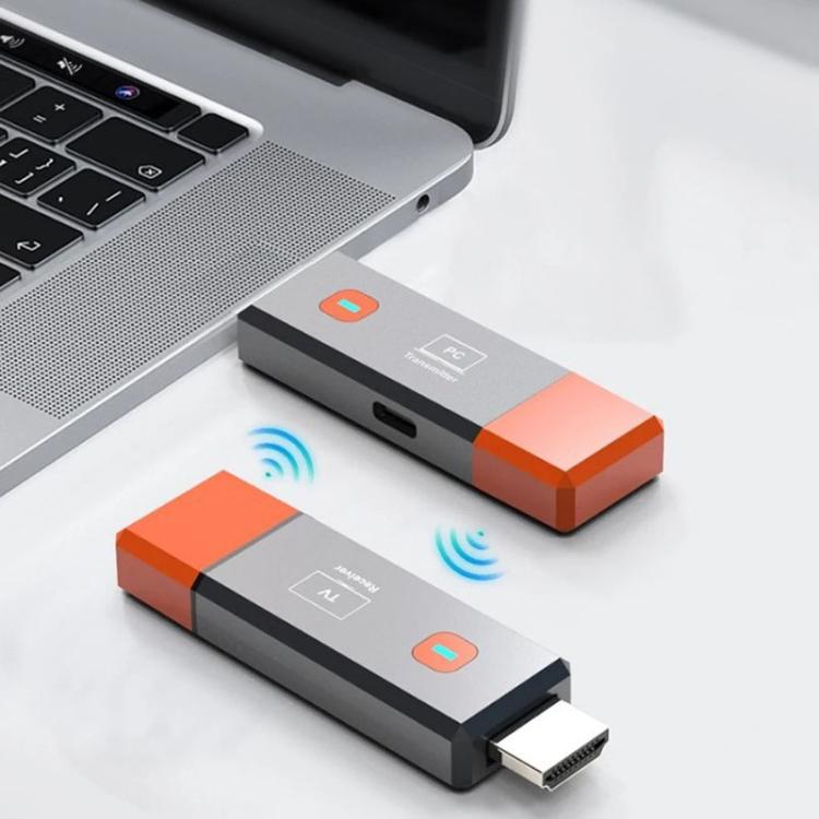 HDMI Wireless Transmitter 50M Signal Extension 1080P WIFI Computer Wireless Casting Same Screen, Transmitter + Receiver