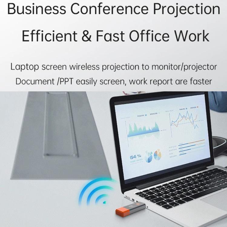 HDMI Wireless Transmitter 50M Signal Extension 1080P WIFI Computer Wireless Casting Same Screen, Transmitter + Receiver