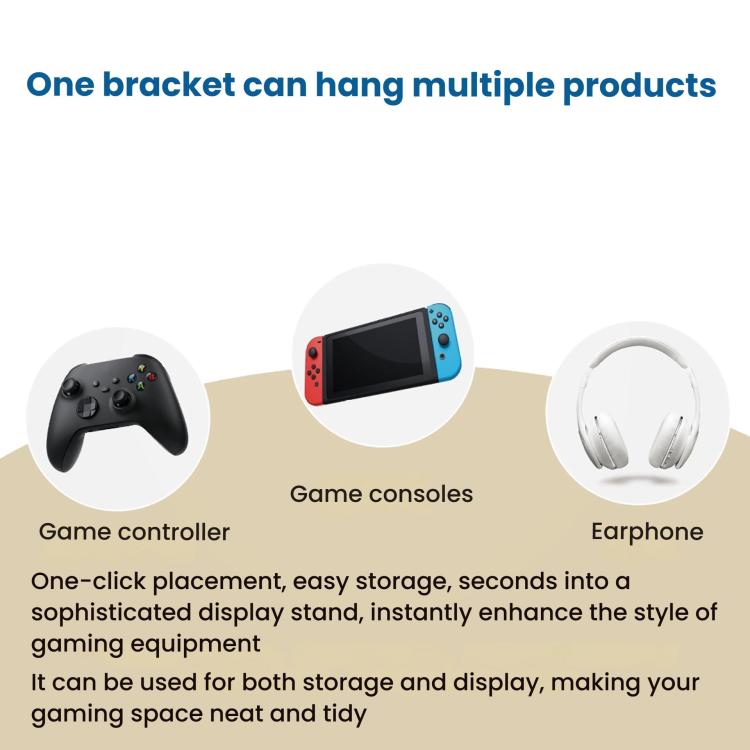 Gamepad Headset Storage Hanger