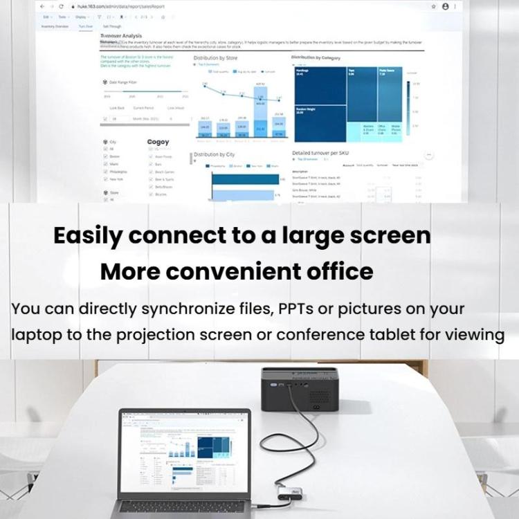 USB3.0+Type-C To Dual HDMI Extender 4K 60HZ Dual Screen Heterodyne HD Video Converter
