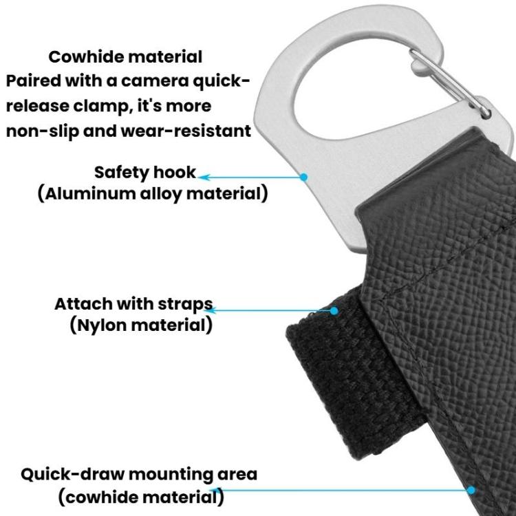XILETU XPQ-2 Camera Quick-Hang Connecting Buckle Universal Portable Camera Strap For Securing