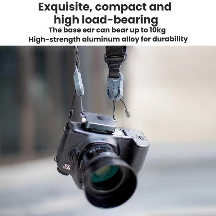 COBONE XQC-1 Camera Shoulder Strap Quick-Mount Clip Base Universal DSLR Tripod Head Adapter Base