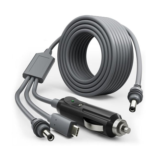 3 In 1 TYPE-C To DC Cigarette Lighter Car Charger For Starlink 4th GEN Mini