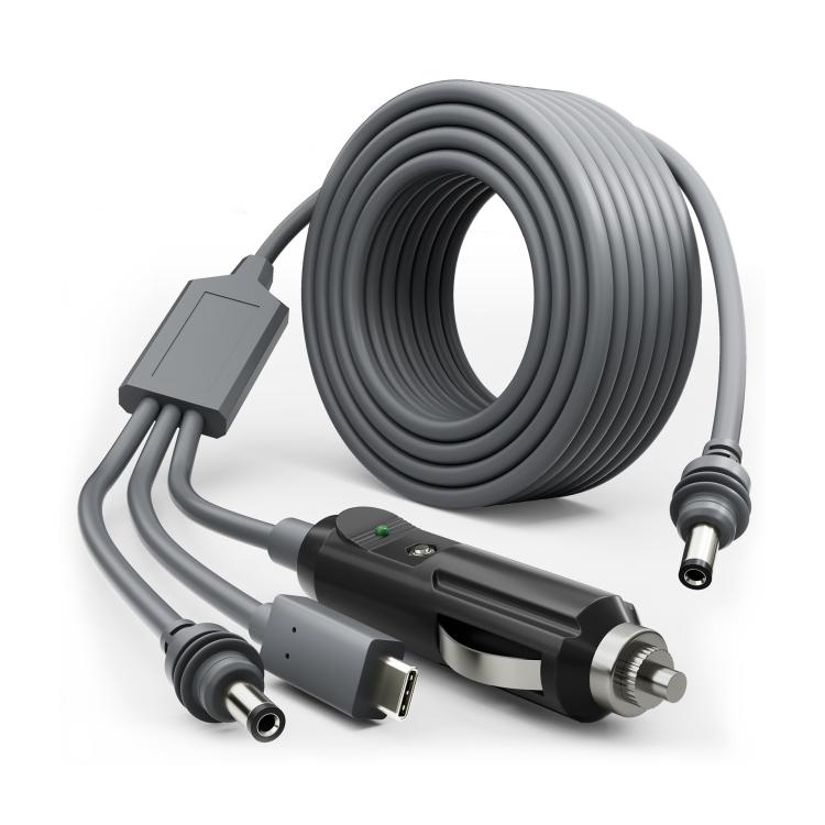 3 In 1 TYPE-C To DC Cigarette Lighter Car Charger For Starlink 4th GEN Mini