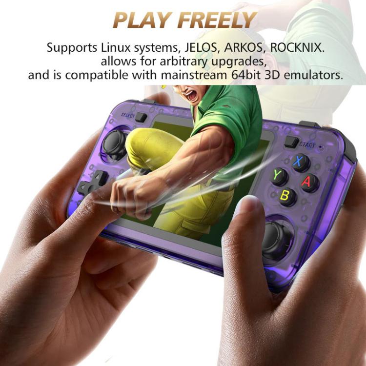 R36H 3.5 inch IPS Screen Open Source Handheld Game Console Portable Retro Pocket Console