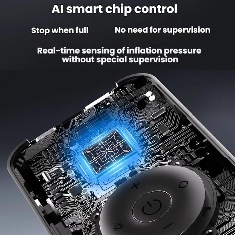 Portable Smart Lighting Wireless Digital Display Car Air Pump