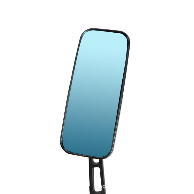 Electric Bike Modified Aluminum Alloy Blue Glass Square Curved Rod Rearview Mirror
