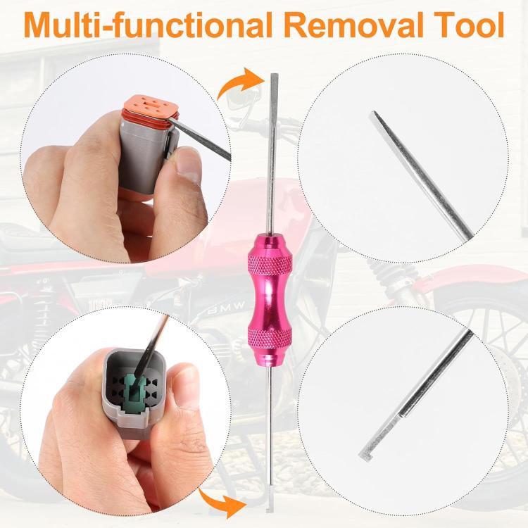 603pcs /Set DT Connector Kit with 2/3/4/6/8/12 Pin DT Connectors and Extraction Tools