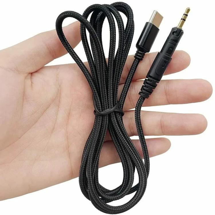 1.5m Type-C To 2.5mm Audio Headphone Cable For BOSE 700 QC25 QC35 OE2 SoundLink