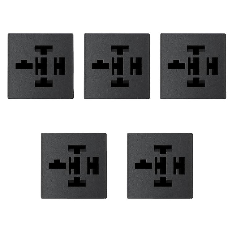 5pcs /Set Relay Socket Module for 4-Pin and 5-Pin Relays, Compatible with FB-15T 15-Slot Relay Box