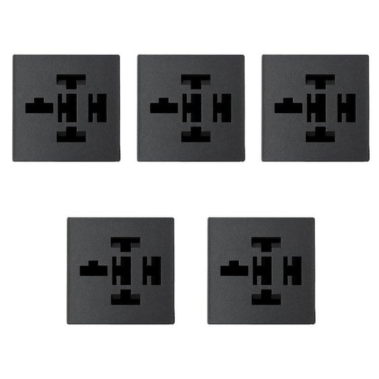 5pcs /Set Relay Socket Module for 4-Pin and 5-Pin Relays, Compatible with FB-15T 15-Slot Relay Box