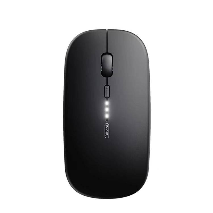 Inphic M1 PRO Wireless Bluetooth Tri-mode Rechargeable Mute Mouse With Battery Level Display