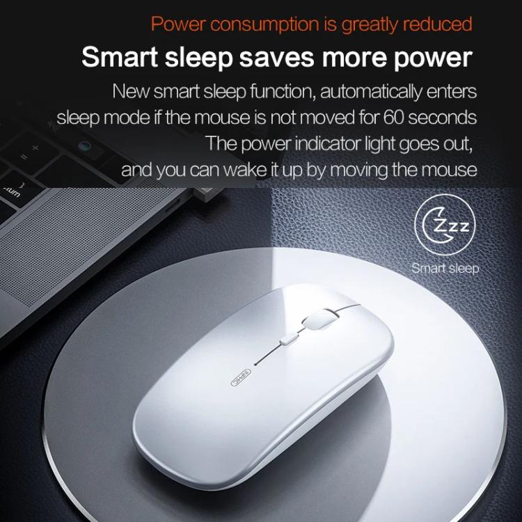 Inphic M1 PRO Wireless Bluetooth Tri-mode Rechargeable Mute Mouse With Battery Level Display