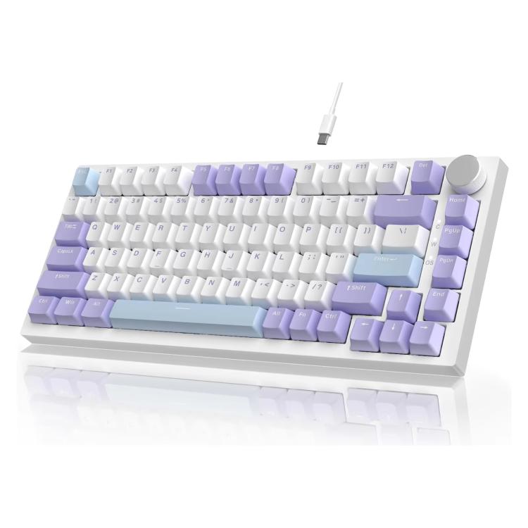 Ajazz AK820 Hot Swappable Wired Mechanical Keyboard With Light