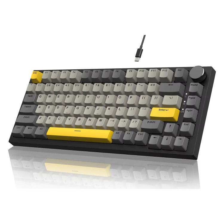 Ajazz AK820 Hot Swappable Wired Mechanical Keyboard With Light