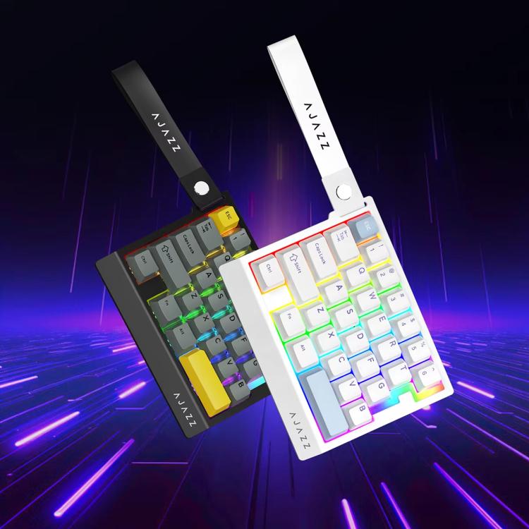 Ajazz AK029 Magnetic Rice Switch HIFI Edition RGB Backlight Wired Single Handed Gaming Keyboard