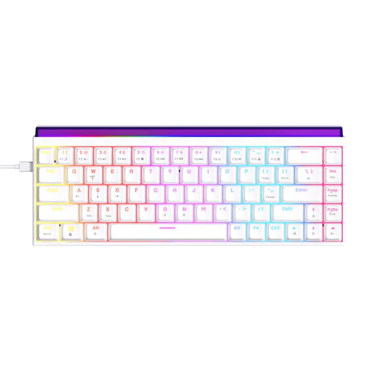 NACODEX NK68 Magnetic Shaft Mechanical Dazzle Color Wired Keyboard Office Computer Gaming 68 Keys Keyboard