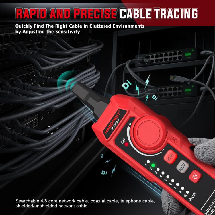 HABOTEST Multi-Function Anti-Interference Network Cable Tester