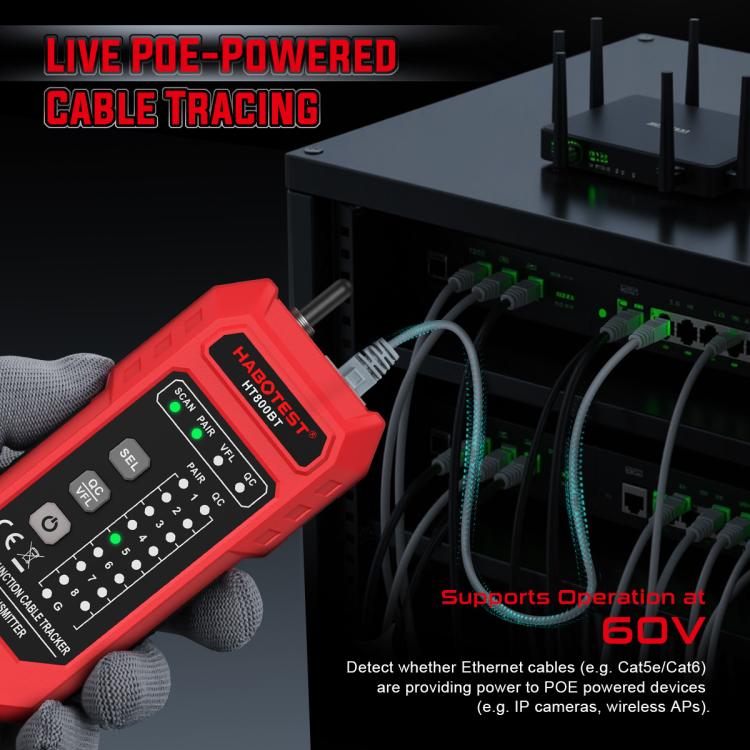 HABOTEST Multi-Function Anti-Interference Network Cable Tester