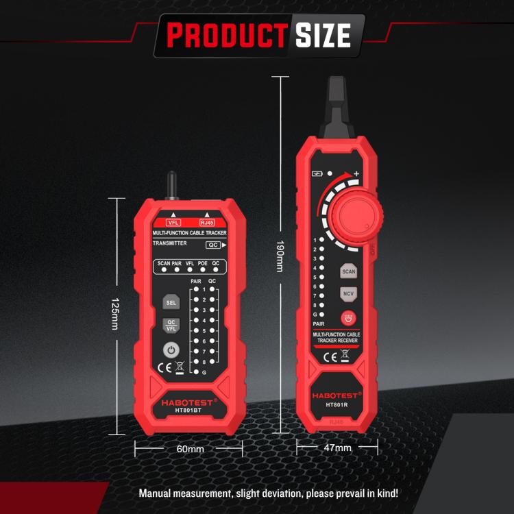 HABOTEST Multi-Function Network Cable Finder Tester