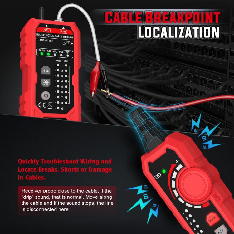 HABOTEST Multi-Function Network Cable Finder Tester