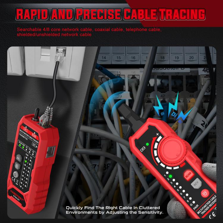 HABOTEST Multi-Function Network Cable Finder Tester