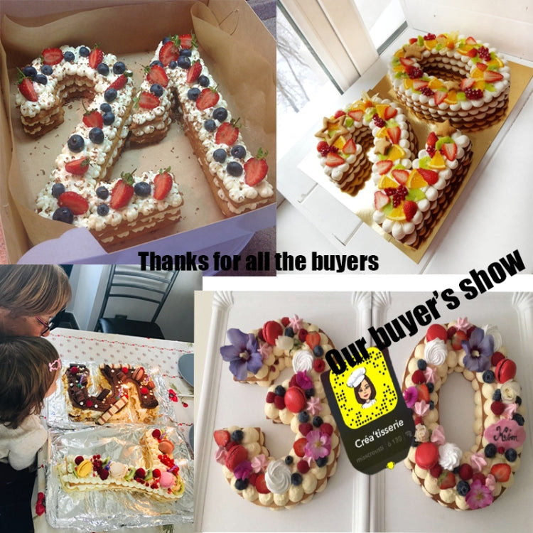 2 PCS Numbers Cake Mold Cake Decorating Tools