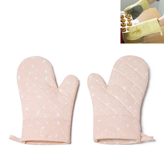 Kitchen Microwave Oven Thickened Silicone Heat-resistant Baking Special Insulation and Anti-scalding Gloves
