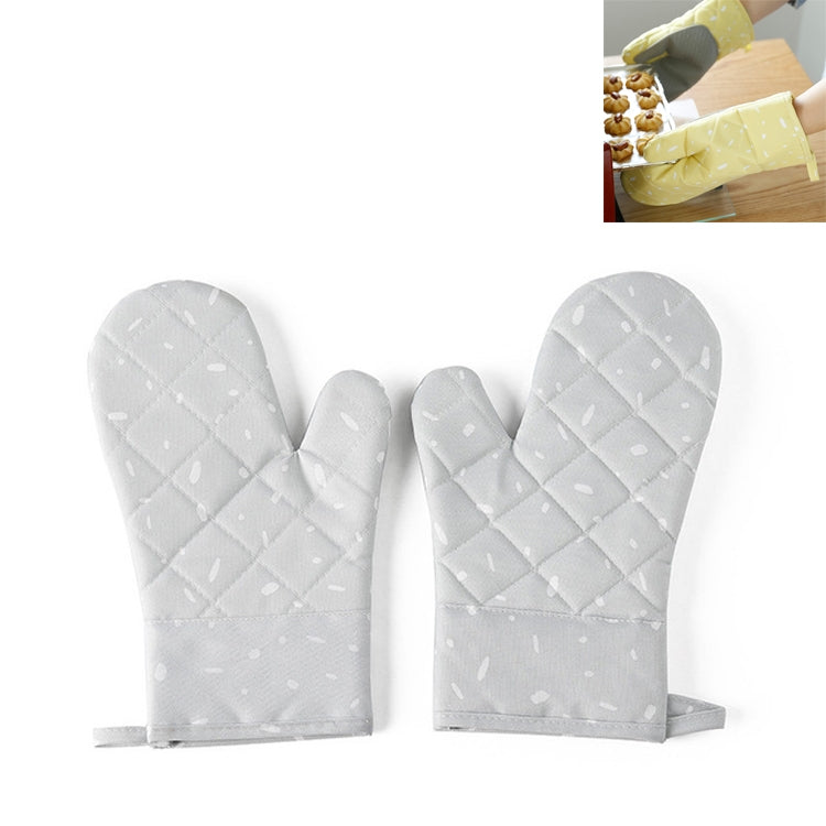 Kitchen Microwave Oven Thickened Silicone Heat-resistant Baking Special Insulation and Anti-scalding Gloves