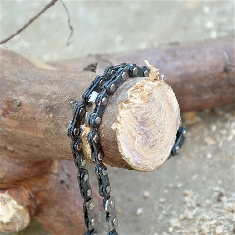 Outdoor Portable Hand-held Wire Saw Field Survival Manganese Steel Chain Saw Multifunctional Logging Saw