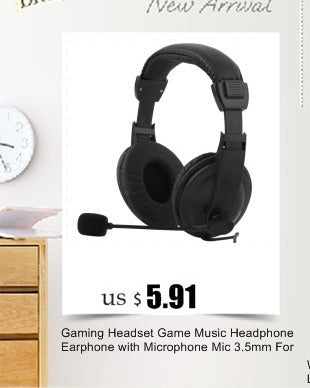 Wired Headphone 3.5mm Gaming Music Microphone For PS4 Play Station 4 Game PC Chat