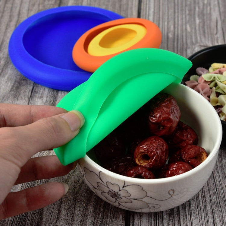 3 Sets 4 in 1 Silicone Fresh-Keeping Cover Set Multifunctional Fruit And Vegetable Sealable Stretchable Silicone Bowl Cover Random Color Delivery