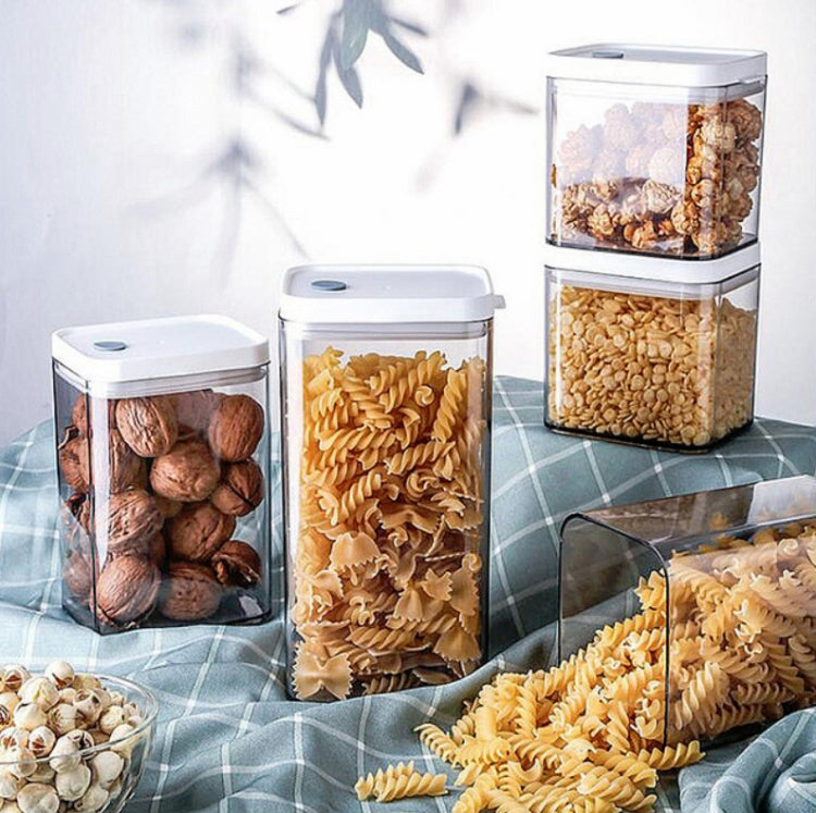 Household Coarse Grain Transparent Sealed Jar Food Grade Storage Jar Dried Fruit Snack Storage Jar with Lid