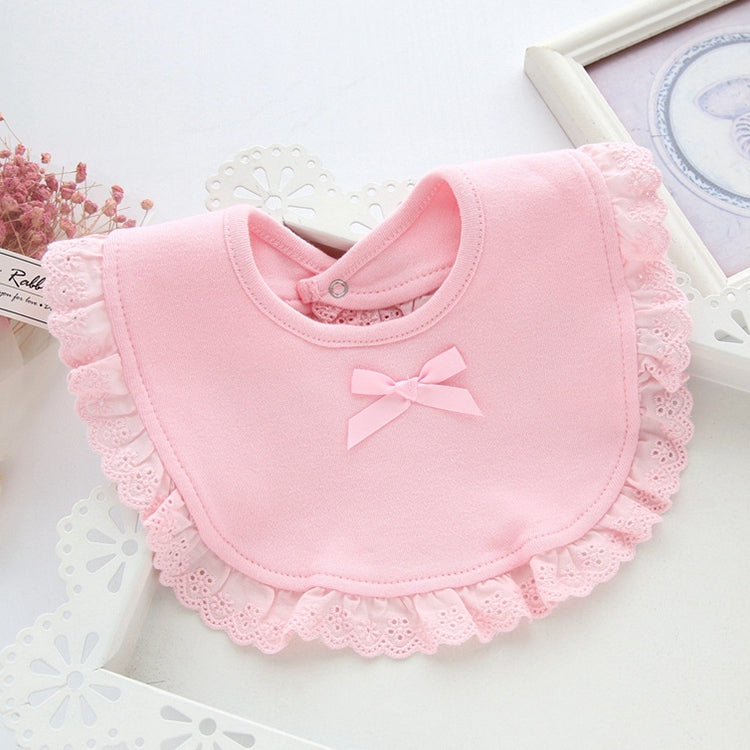 Newborn Lace Bow Baby Bibs Infant Saliva Towels