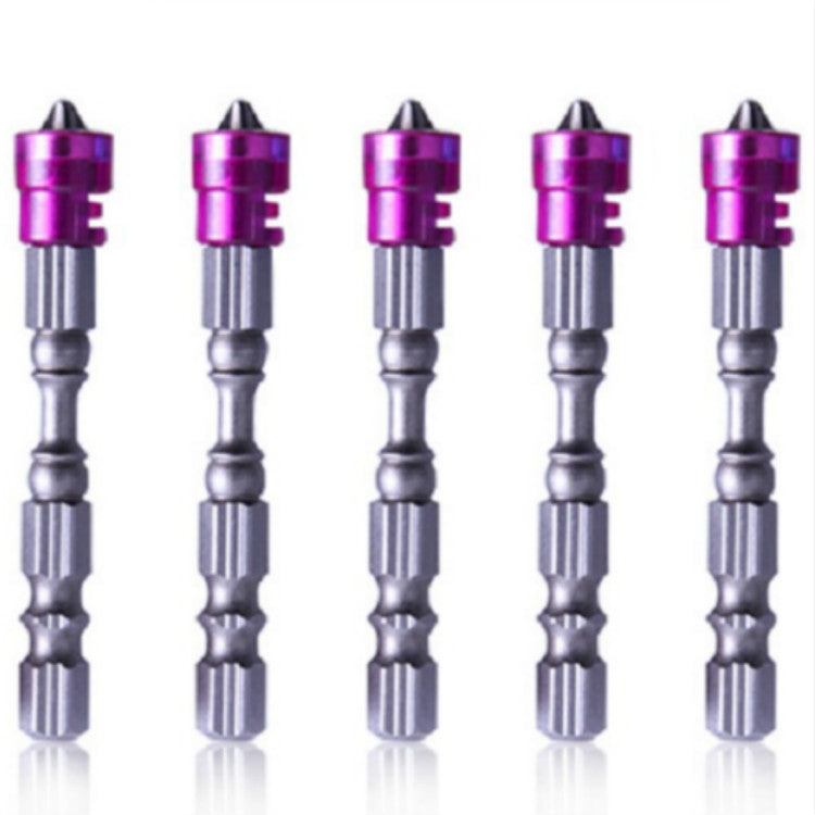 5 PCS  65mm Magnetic Coil Alloy Steel Cross Bit Single Head Electric Drill Electric Screwdriver Head