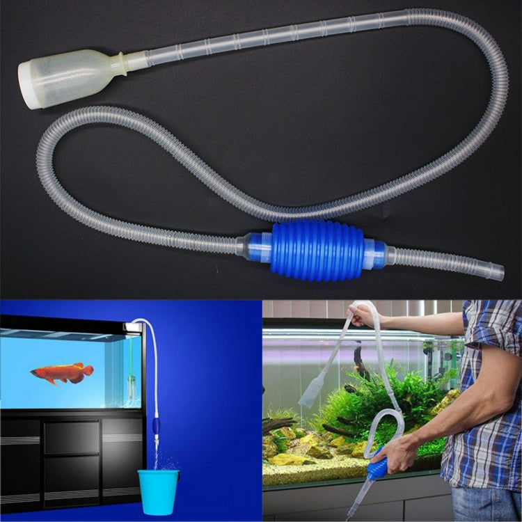 1.6m Simple Practical Siphon Suction Pipe Filter Aquarium Water Changer