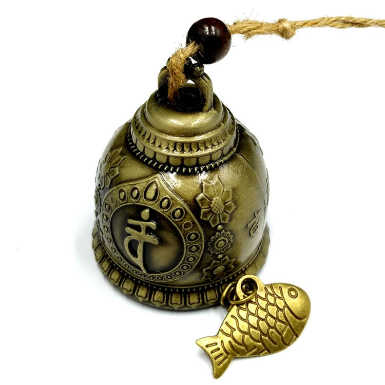 Good Fortune Fortune House Creative Buddha Statue Model Bell Car Hanging Gift