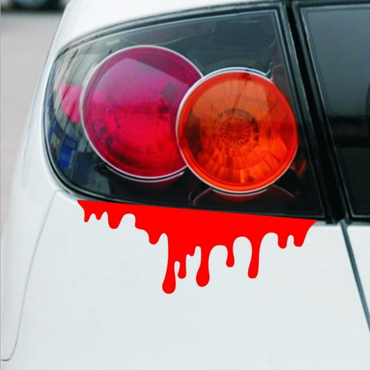 Cool Car Stickers Red Blood DIY Vehicle Body Emblem Badge Car Styling Sticker Car-covers