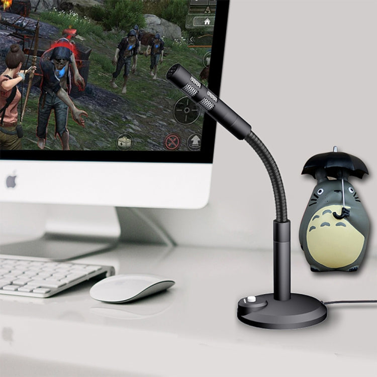 USB Condenser Microphone with Cable for Computer PC Desktop Laptop Notebook Cable Recording Gaming Podcasting