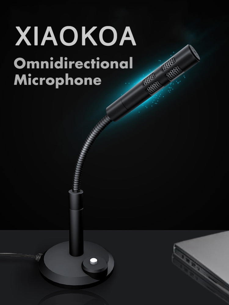 USB Condenser Microphone with Cable for Computer PC Desktop Laptop Notebook Cable Recording Gaming Podcasting