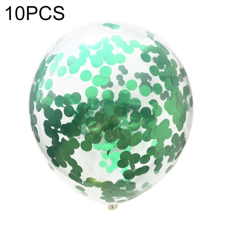10 PCS 12 Inch Confetti Balloons Wedding Decoration Happy Birthday Party Latex Balloon