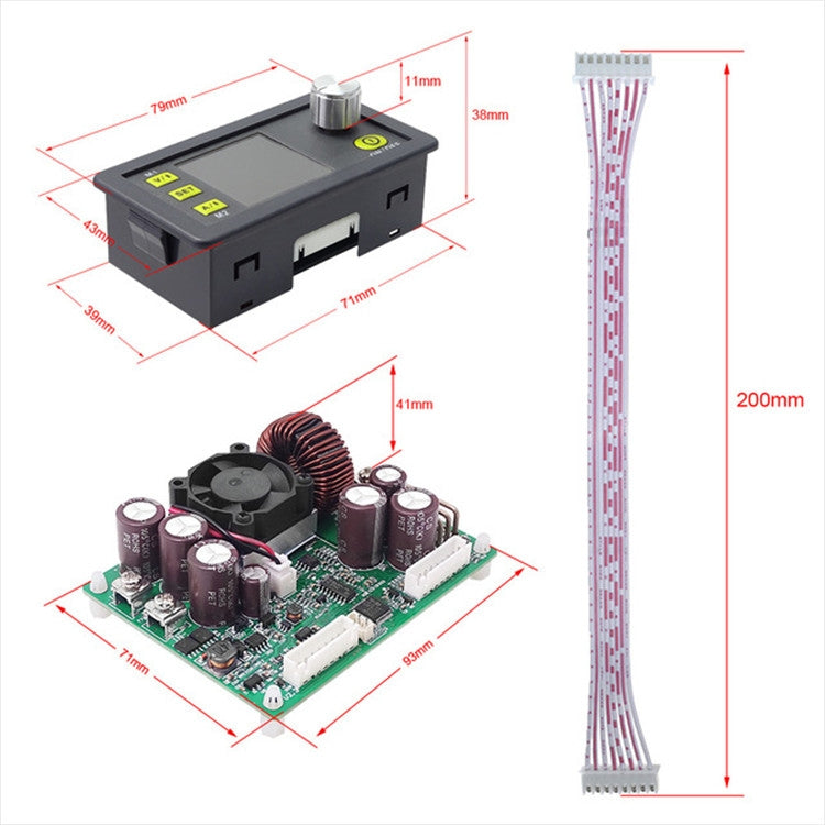 DPS5020 CNC DC Adjustable Regulated Power Supply Buck Module Integrated 50V / 20A Voltage Current Meter