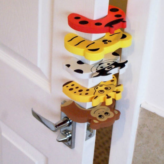 Baby Proofing Door Stoppers Finger Safety Guard Holder Lock Safety Guard Finger Protect Toy For Baby Random Color Delivery