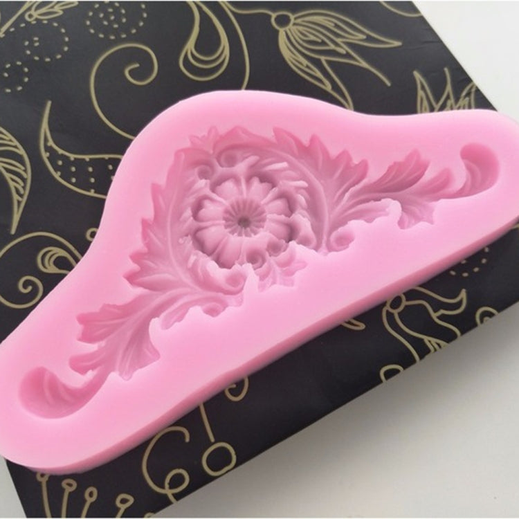 2 PCS Vintage Embossed Fondant Silicone Mold Court Lace Flower Vine DOY Baking Cake Tool