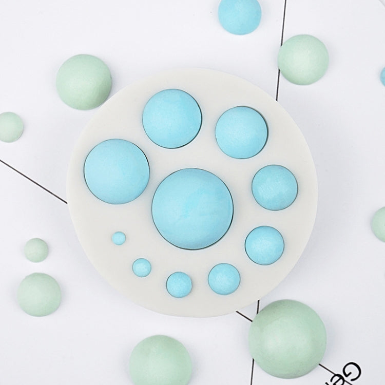 Round Silicone Fondant Cake Mold DIY Baking Decoration Chocolate Tool