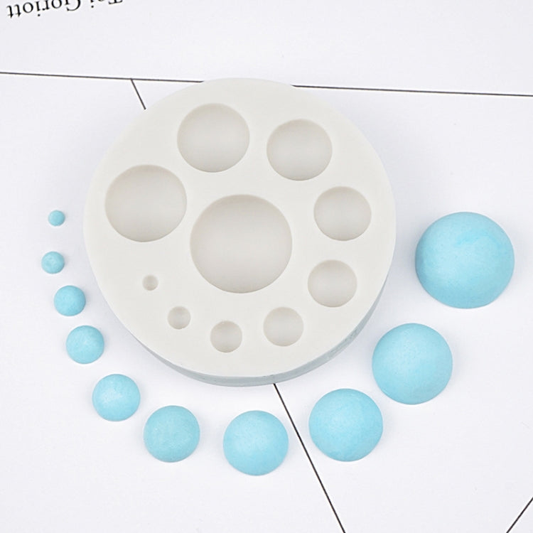 Round Silicone Fondant Cake Mold DIY Baking Decoration Chocolate Tool