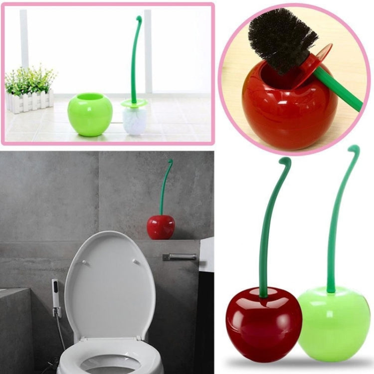 Cherry Shaped Toilet Brush Bathroom Creative Lovely Lavatory Brush Toilet Cleaning Kit