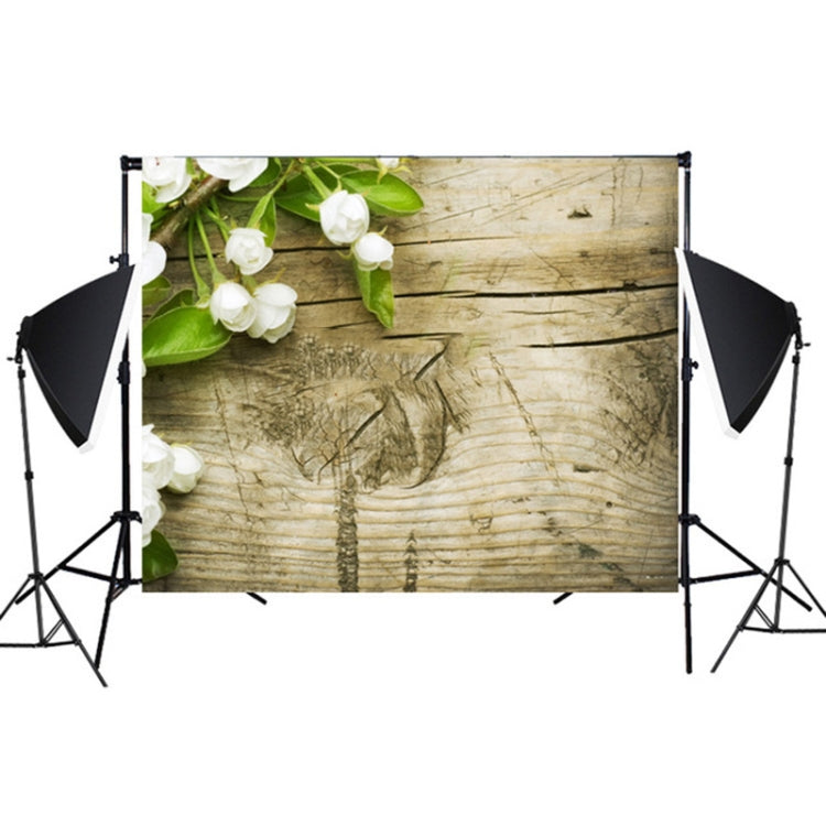 1.25m x 0.8m Wood grain flower branch prop 3D simulation photography background cloth